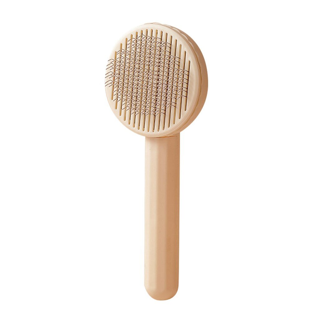 Huisdier Kat Borstel Kat Kam Huisdier Verzorgen Kam Automatische Katten Haar Borstel Zelfreinigende Slicker Brush Voor Honden Katten kat Accessoires: WHITE