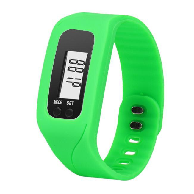 Männer und Frauen Schrittzähler elektronische uhr Sport uhr zähler karte laufende kilometer schritt tragbare Sport Fitness schrittzähler