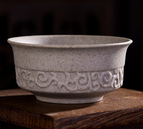 Vintage te skål japansk grov keramik tekop retro keramisk kontor mester kop til puer: C