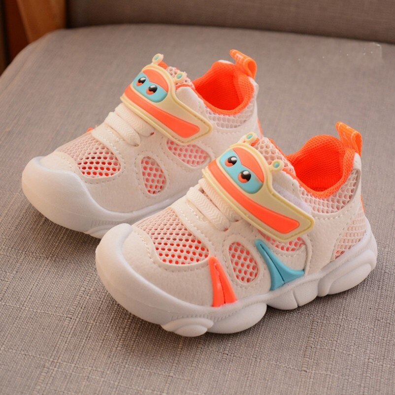 freundlicher Sport Schuhe Sommer Neue Atmungsaktive freundlicher Jungen lässig Netz Schuhe Mädchen Anti-Rutschig Turnschuhe Baby Kleinkind Schuhe