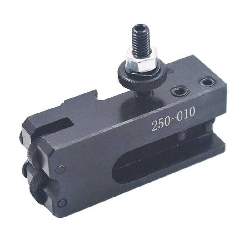 Tool Post Holder Steel Quick Change Tool Post 250-010 Mini Lathe Tool Post and Holder Kit Lathe Accessory