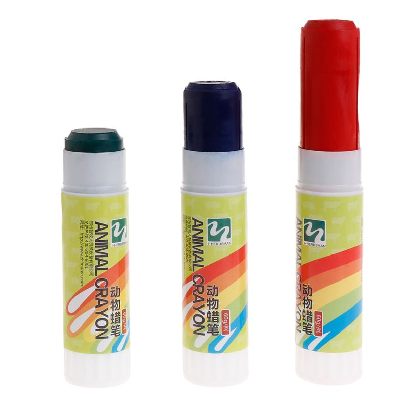 Marqueur pour animaux de compagnie marquage des animaux de ferme identifier Crayon cochon bétail vache mouton stylo fournitures rouge bleu vert