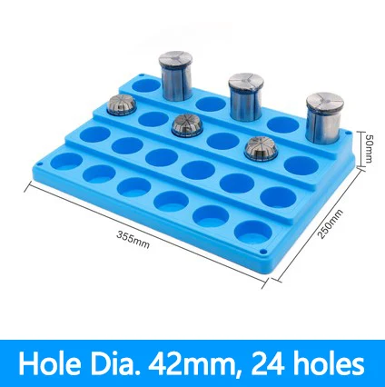 BT40 Tool Holder BT30 BT50 Storage Box Rack Milling Cutter Case Hard Plastic Tool Holder Organizer CNC Machining Center Tools: 5.5mm