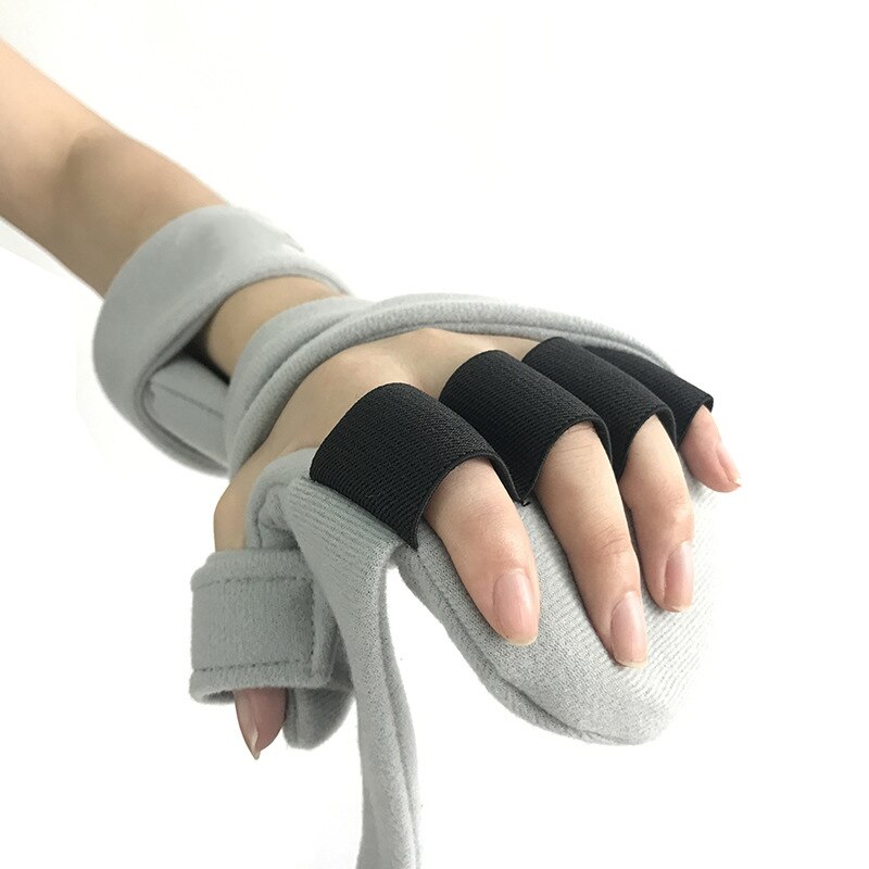 Vaste vingercorrector functionele fractuurrevalidatie hand polsspalk immobilisator verstelbare rustcorrector grijs vast