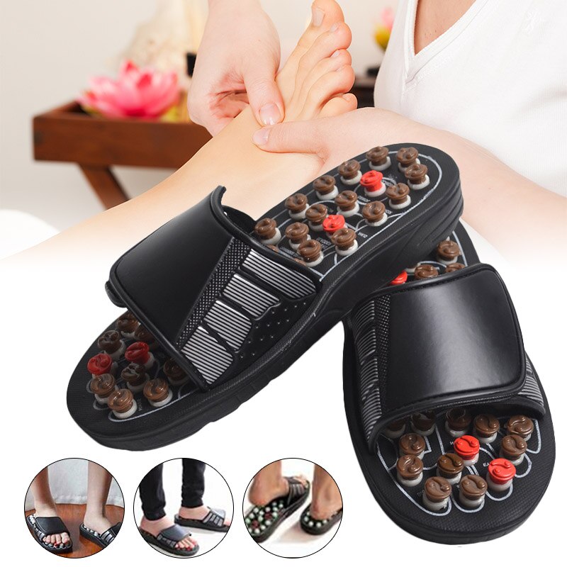 Acu-Punt Slippers Accupressure Massage Voet Massager Flip Flop Sandalen voor Vrouwen Mannen