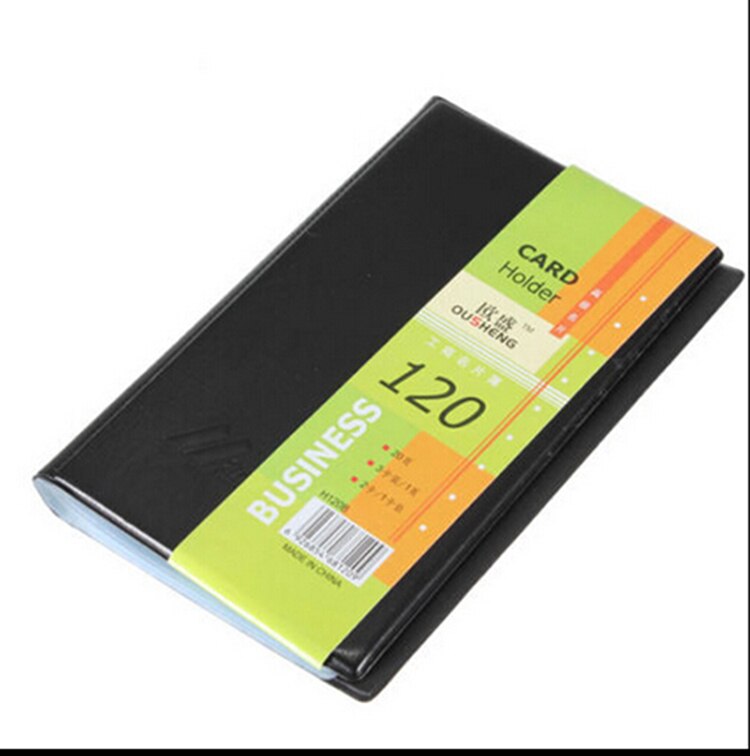 Portable 120 Cards card holder Enterprise business card Note Holder Keeper Card Organizer