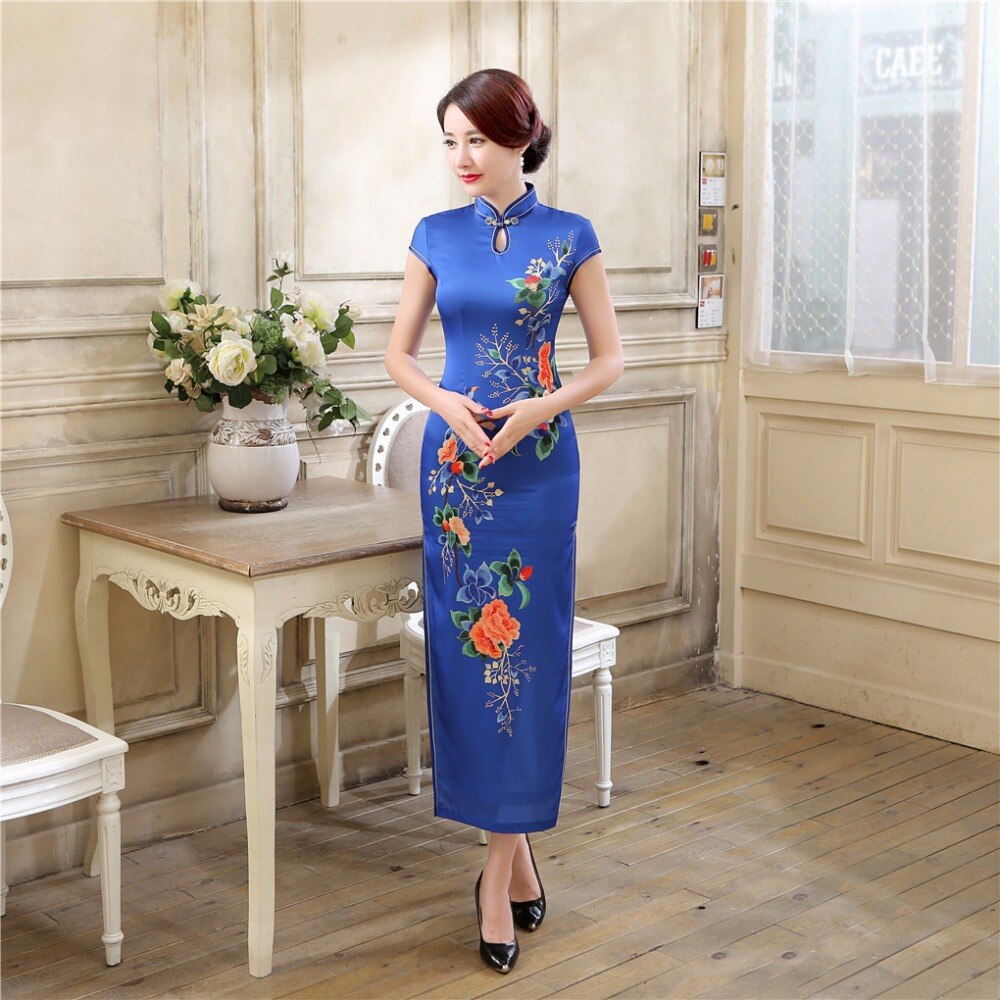 Chinese Traditional Clothes Long Qipao for women