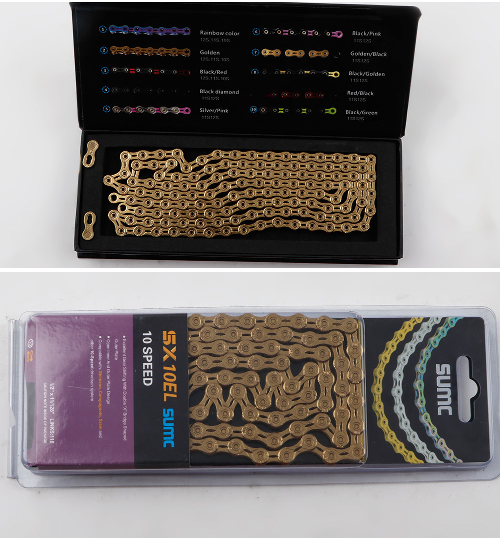 Sumc Fietsketting 8 Speed 9 Speed 10 Speed 11Speed 12 Snelheid Mountainbike Vouwen Racefiets Ketting Fiets accessoires Verkoop: silver 13S
