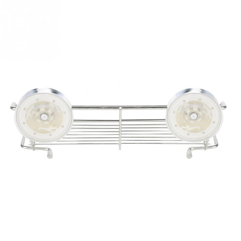 Panier de douche à double ventouse, étagère de salle de bain, panier de douche, coin de douche, étagère de rangement murale amovible avec ventouse