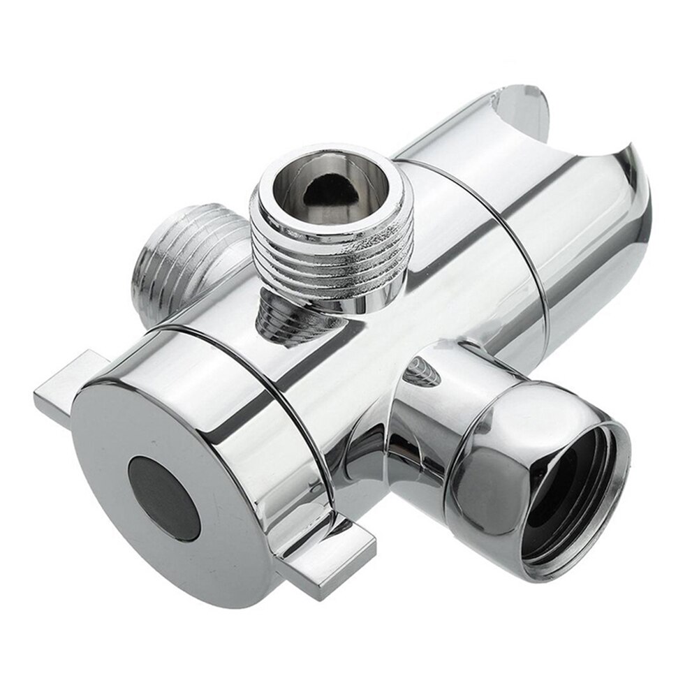 Diviseur de bras de douche à main | Valve de dérivation de douche à 3 voies avec support de pomme de douche FP8 FE28: 3-way with socket