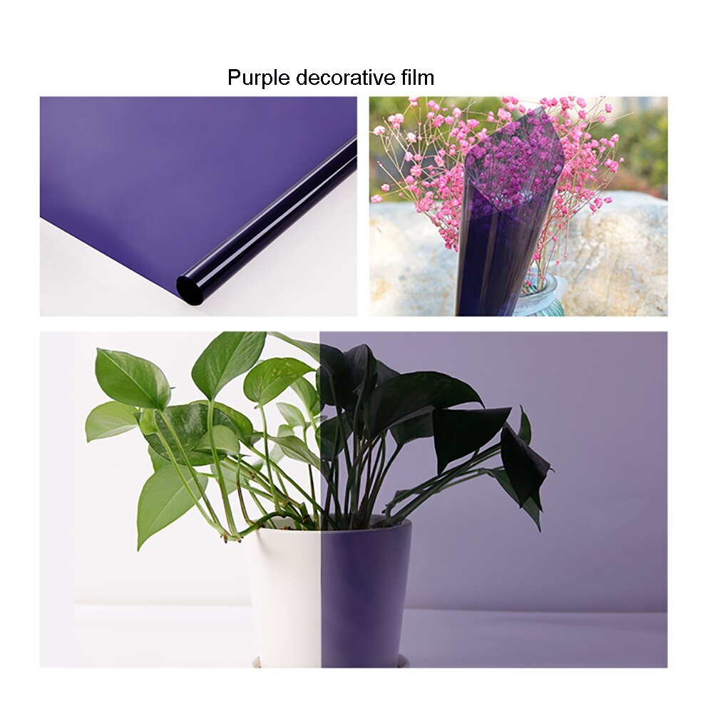 Sunice Purple Window Film home Decorative Solar tint Privacy Household Decor Party Home Office glass building stickers films