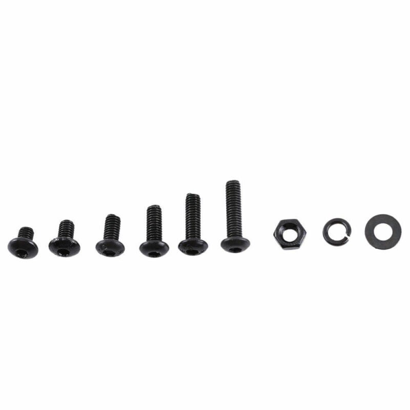 High 300pcs M3(3mm) Black Alloy Steel High Tensile Allen Bolts Hex Button Flat Socket Head Cap Screws Nuts Washer Set