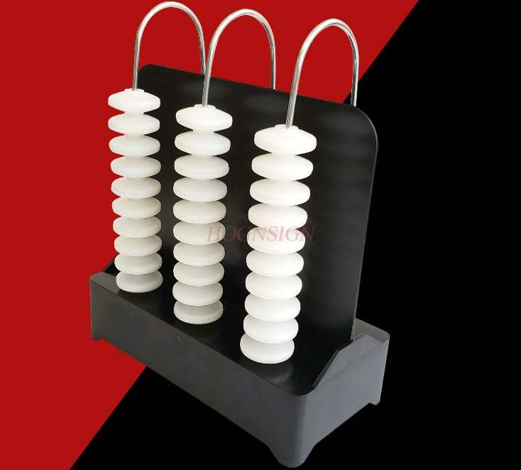 Three gear vertical counter teaching supplies a hundred calculation rack primary school mathematics teacher teaching instrument