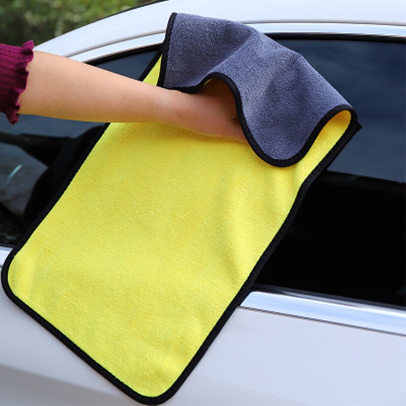 Serviette en microfibre pour lavage de voiture, 3/5/10 pièces, 600g/m2, chiffon de séchage pour peinture