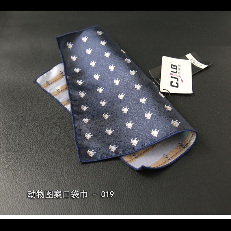 Cartoon Pochet Zakdoeken Voor Mannen Classic Pocket Handdoek Voor Wedding Party Pak Accessoires: 019