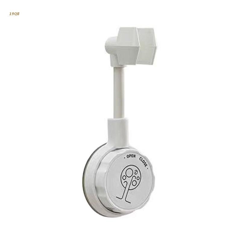 Suction Cup Shower Head Holder Handheld Showerhead Bracket Adjustable Shower Holder Removable Handheld Showerhead Rack 19QB: White