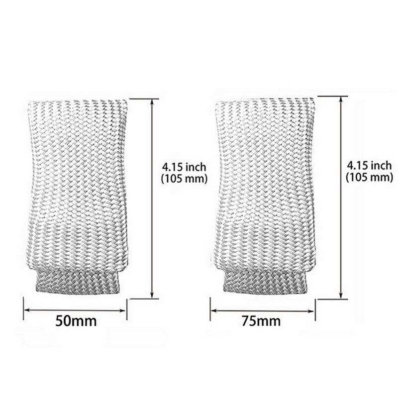 1/2pcs Breathable Finger Heat Shield Cover Guard Weld Welding Gloves Heat Protection For Industrial Welders Fiberglass White^o^