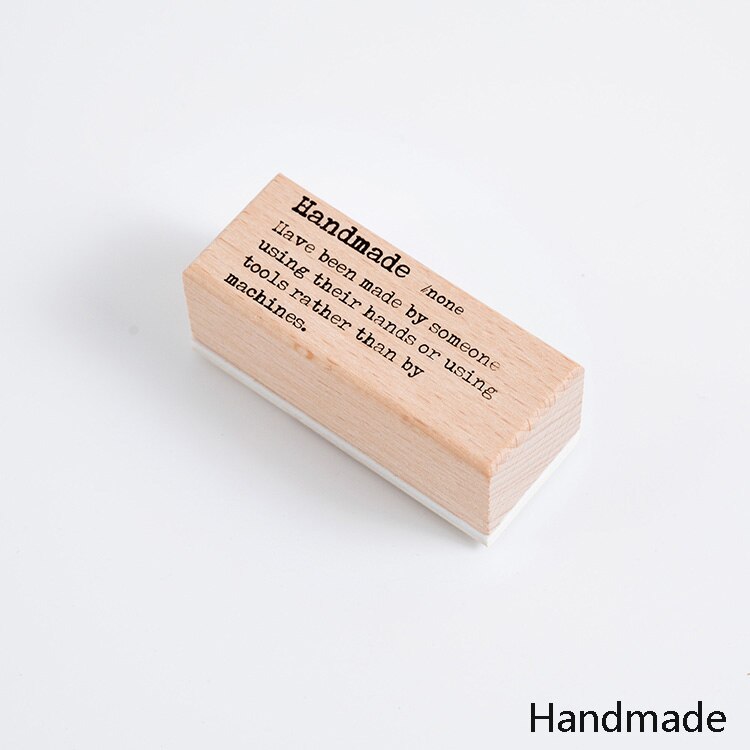 retro Englisch Wörterbuch holz klar Gummi stempel für DIY scrapbooking/foto Album Dekorative stempel Standard stempel holz dichtung: 4