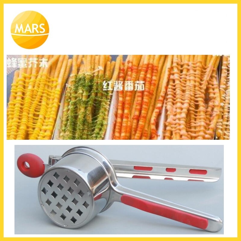 30cm Fries Maker Potato Chips Tool Manual French Fries Cutter Dispenser Super Long French Fries Presser Kitchenware Potato Ricer