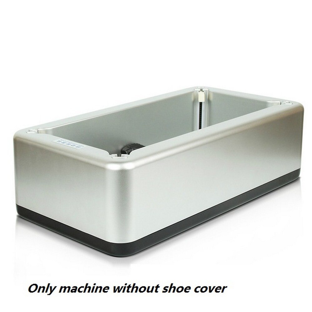 Automatic Shoe Cover Dispenser Household Stepping Disposable Waterproof and Dustproof Shoe Cover Dispenser Shoe Cover Dispenser: Silver