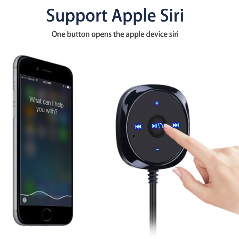 Cden Handsfree Bluetooth Car Kit MP3 Speler Voor Auto Usb Lader Ondersteuning Voor Siri 3.5Mm Aux Bluetooth Carkit