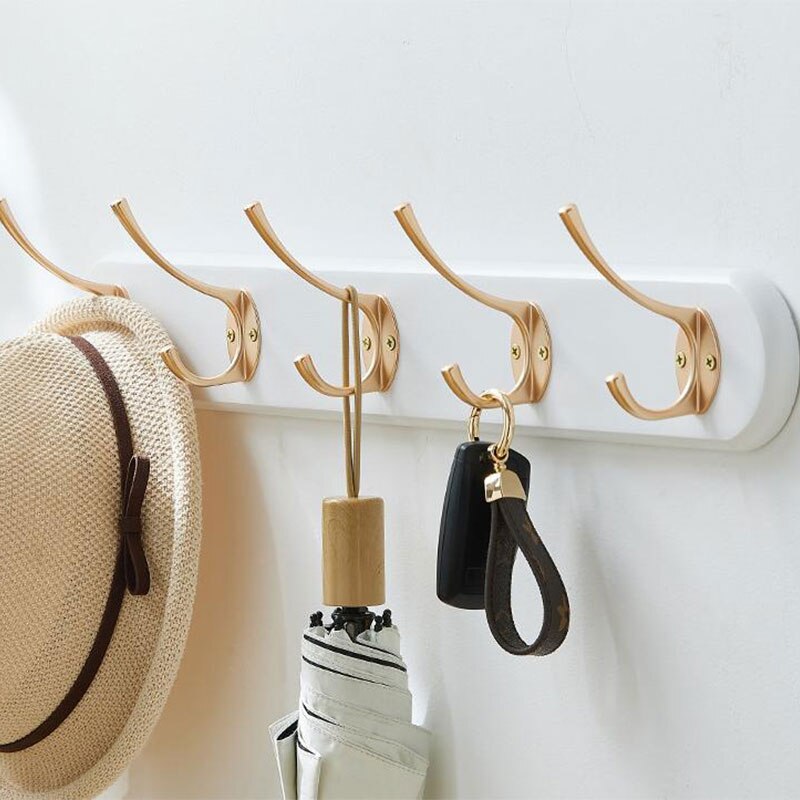 Coat Hook Wall Hanging Clothes Hook Clothes Rack Bedroom Porch Wall Hook Non Perforated Wall Mounted Clothes Hook