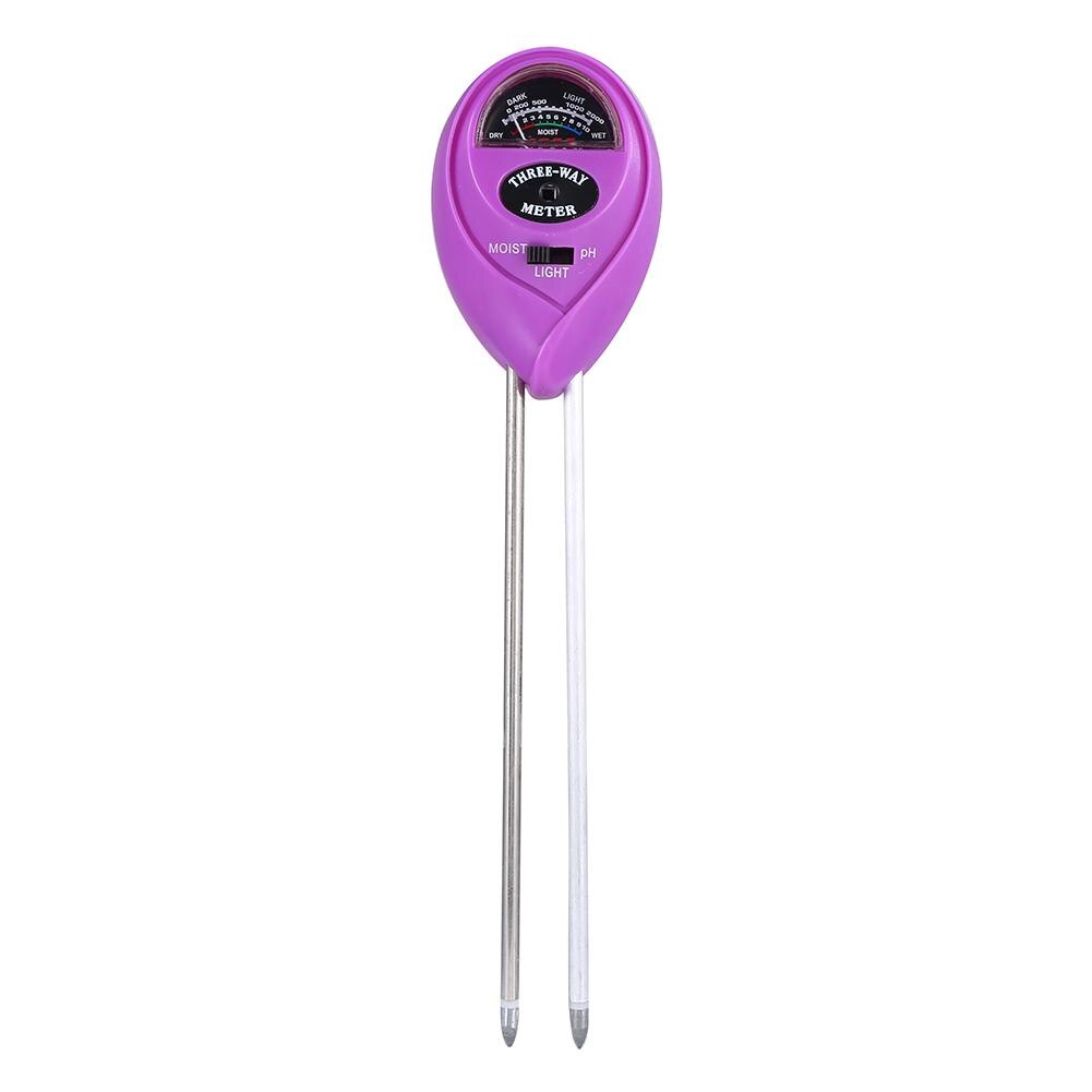 3 in 1 Digital Tester Soil Moisture Sunlight PH Meter Tester for Plants Flowers Acidity Moisture Measurement Garden Plants Tools: 005