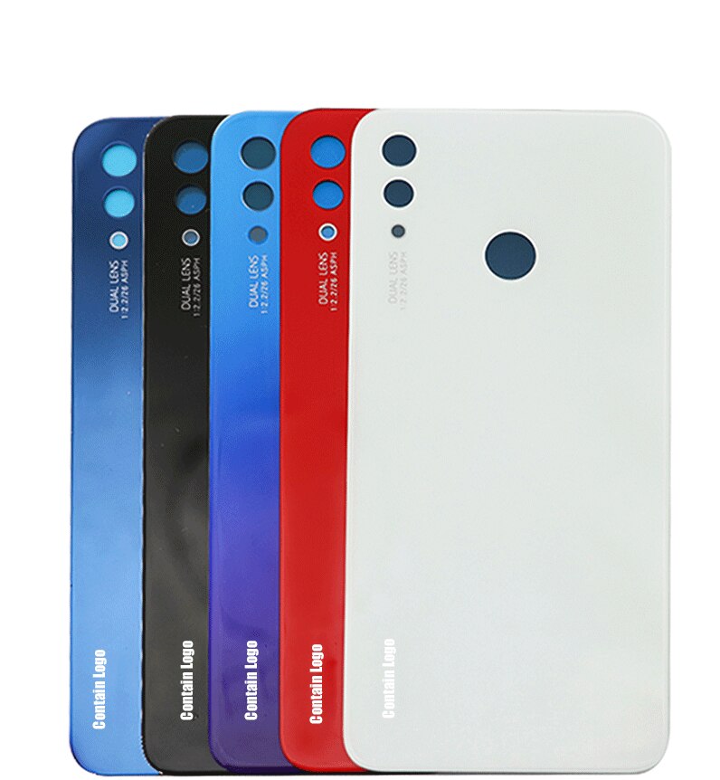 Vitre arrière pour Huawei Nova 3i couvercle de batterie boîtier de porte arrière pour Huawei NOVA 3i couvercle de batterie + objectif de caméra INE-LX1 LX2