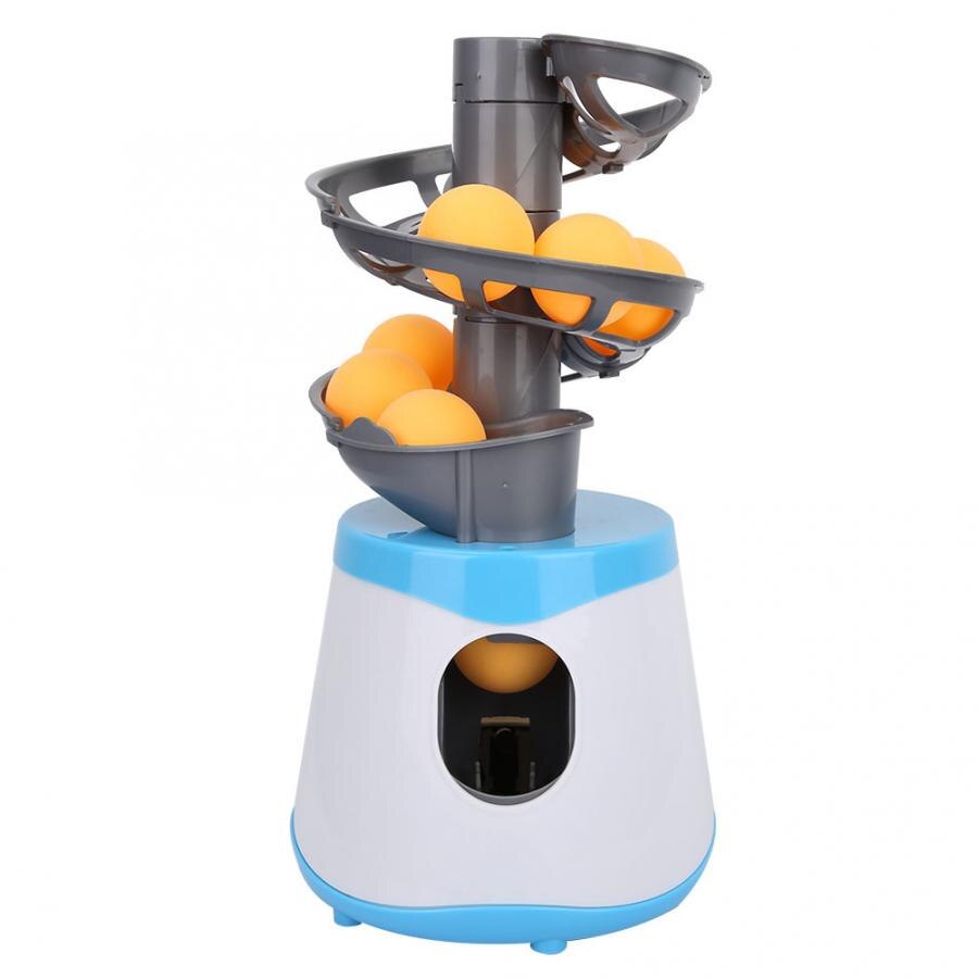 Table Tennis Training Balls Launcher Kids Children Table Tennis Ball Machine Ping Pong Launcher Exerciser with 10pcs ball