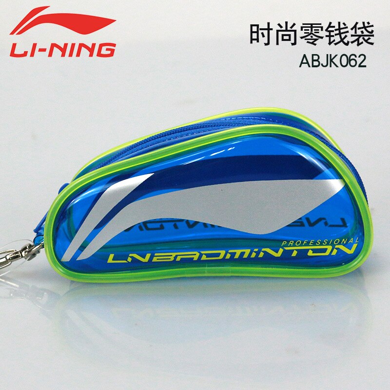 Mini Lining Badminton Little Bag Small Keychain Cute Bag Li-ning ABJK062 for Mens and Women 3 Colors 13*6*4.5cm L327OLA: BLUE