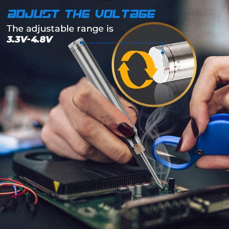 5V 8W Draadloze Opladen Lassen Tool Soldeerbout Mini Draagbare Batterij Soldeerbout Met Usb Lassen