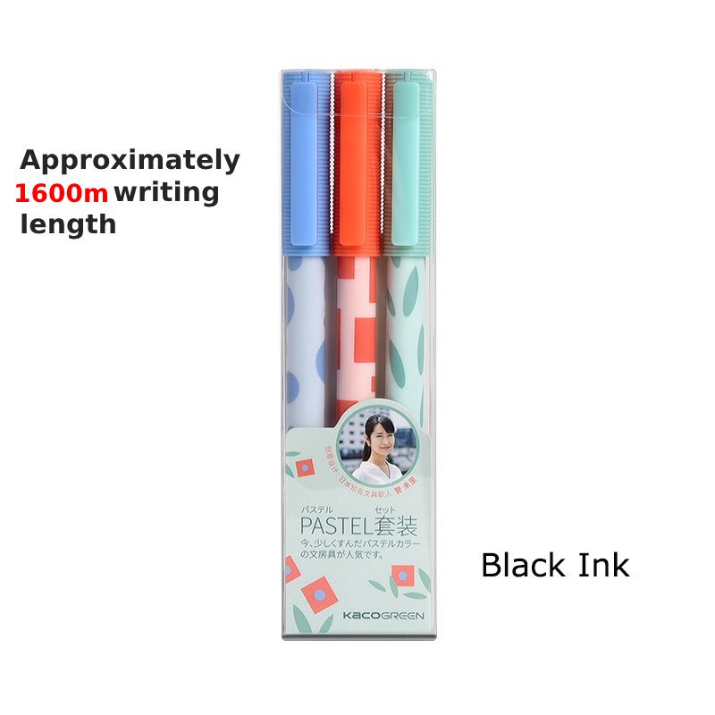 KACO-Ensemble de stylos gel durables de grande capacité pour enfants, melon al lisse, fournitures de papeterie d'écriture non résubdivision, recharge, 0.5mm: Rouge
