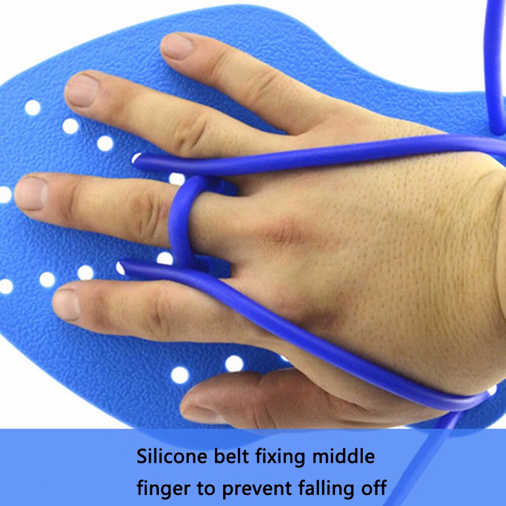 1 Pair Adjustable PVC Hand Swimming Paddles Webbed Gloves Hand End Training Diving Paddle Gloves Water Paddles Equipment