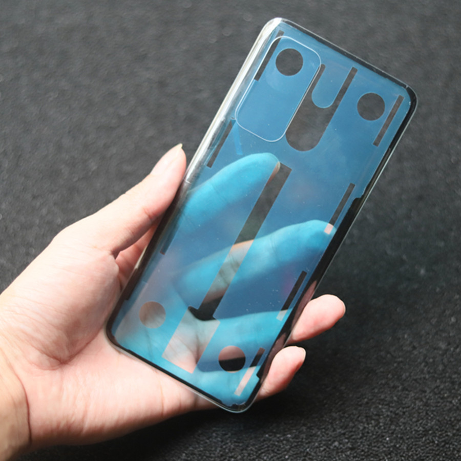 Dla Xiaomi Mi 10T pokrywa baterii tylna obudowa szklana obudowa tylna wyczyść Case 10T Pro pokrywa baterii + wymiana obiektywu aparatu: 10T-Transparent