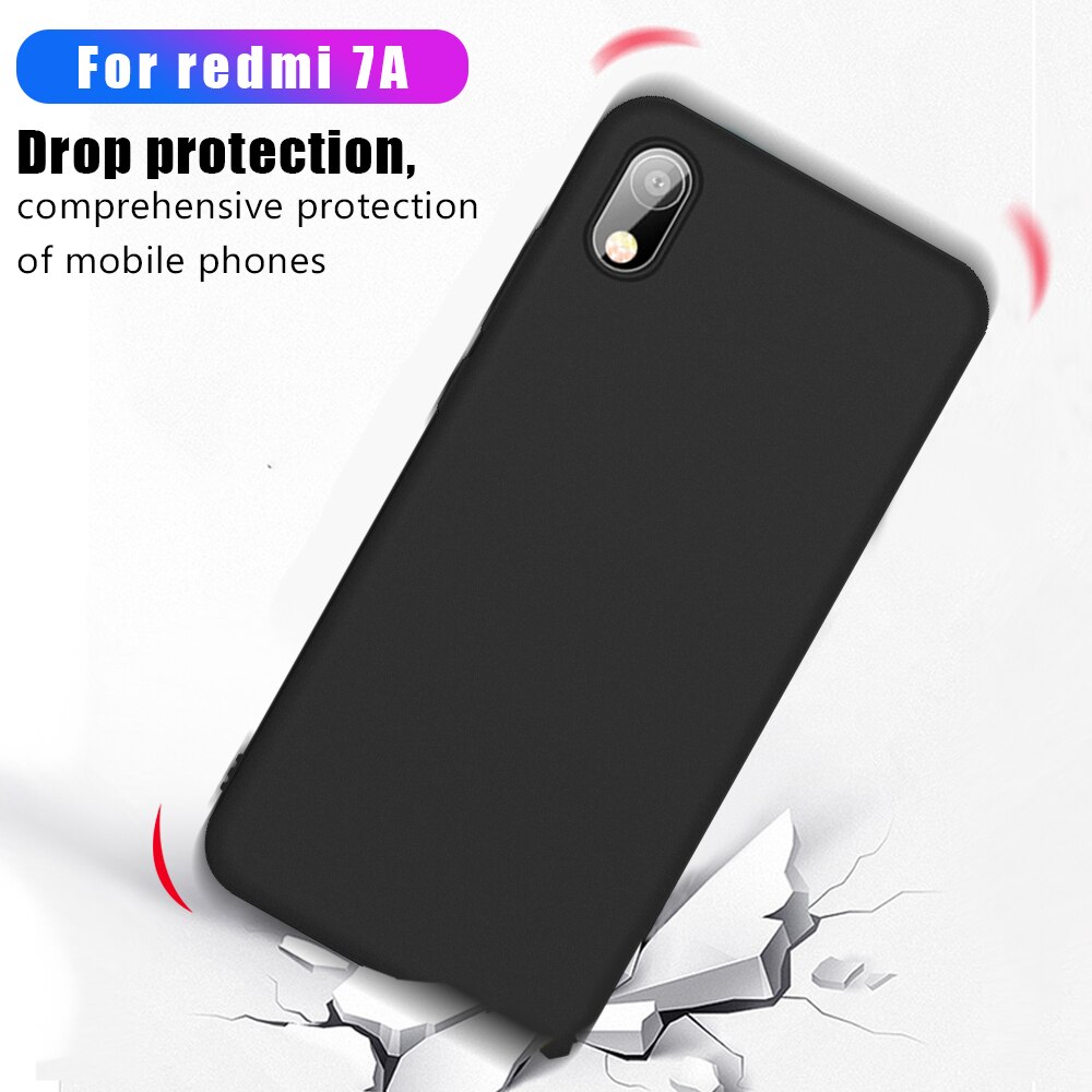 Miękki TPU matowy pokrowiec na Xiaomi Redmi Note 8 7 6 5 Pro K20 Pro Ultra cienki czarny silikonowy pokrowiec na Redmi 8 8A 7A pokrowiec ochronny