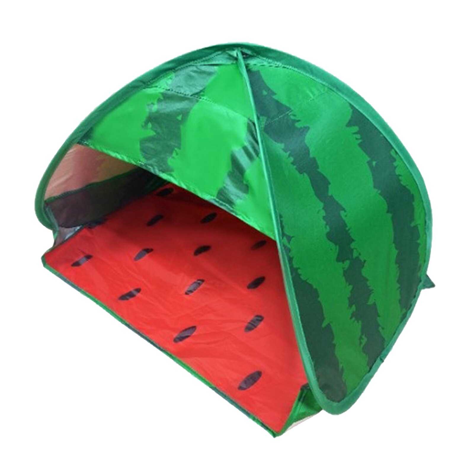 Mini Sunbathing Head Tent Windproof Sand Proof Canopy Headrest Pops Up Beach Sun Shade Tents Portable Sun Shelter Outdoor Loung: Silver Cloth Melon