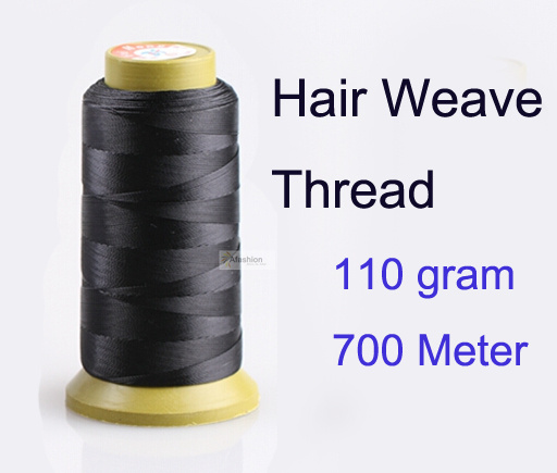 1 st 700 meter 110g haren weven draad voor weven naald braziliaanse indian haar inslag extension naai salon styling tools