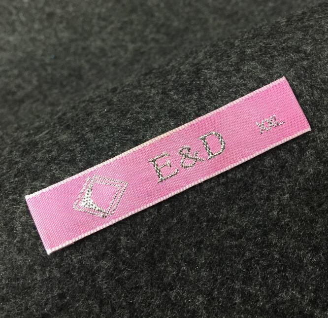 !0558 colorful woven labels custom clothing labels garment washing labels