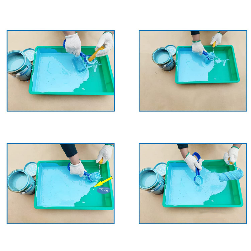 Roller saver cleaner super easy clean verktyg målarrulle spinner borste rengöringsmedel för rengöring hylsa