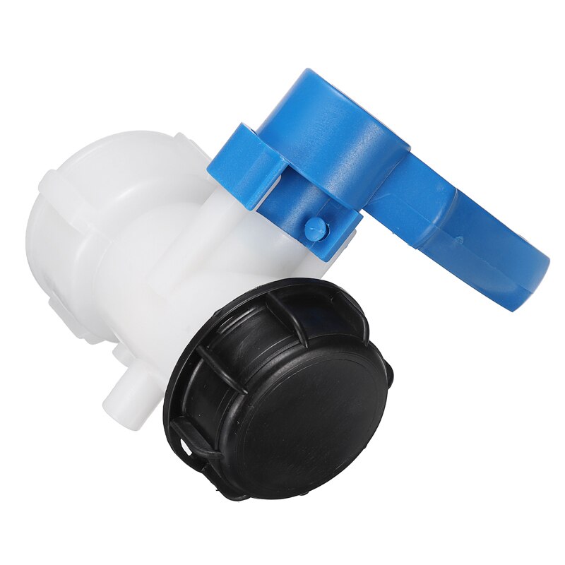 Ibc Tank Adapter Bal Outlet Tap DN40 (62 Mm)/DN50 (75 Mm) om 2 Inch Afvoer Adapter Regenwater Container Plastic Kraanklep