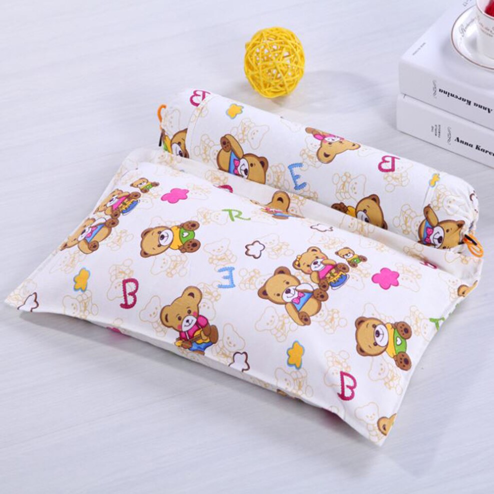 Buckwheat Cervical Pillow 2 In 1 Combination Old Coarse Cloth Buckwheat Pillow Orthopedic Recommendation Healthy Neck Pillow: Little bear