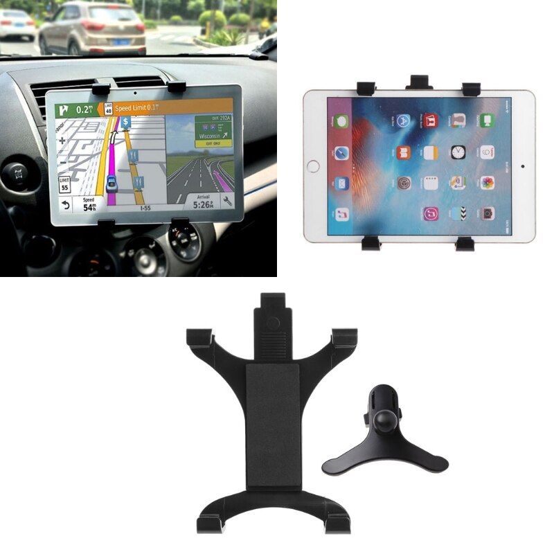 360 auto-luchtroosterbevestigingsstandaard voor 7-11 inch ipad mini air galaxy tab-tablet qiang