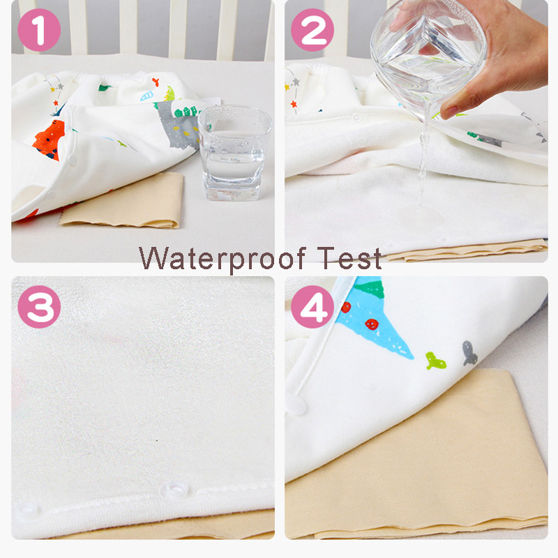 Jupe à couches pour bébé, pantalon d&#39;entraînement à la propreté, en coton, imperméable, Anti-mouillage, vêtements de nuit