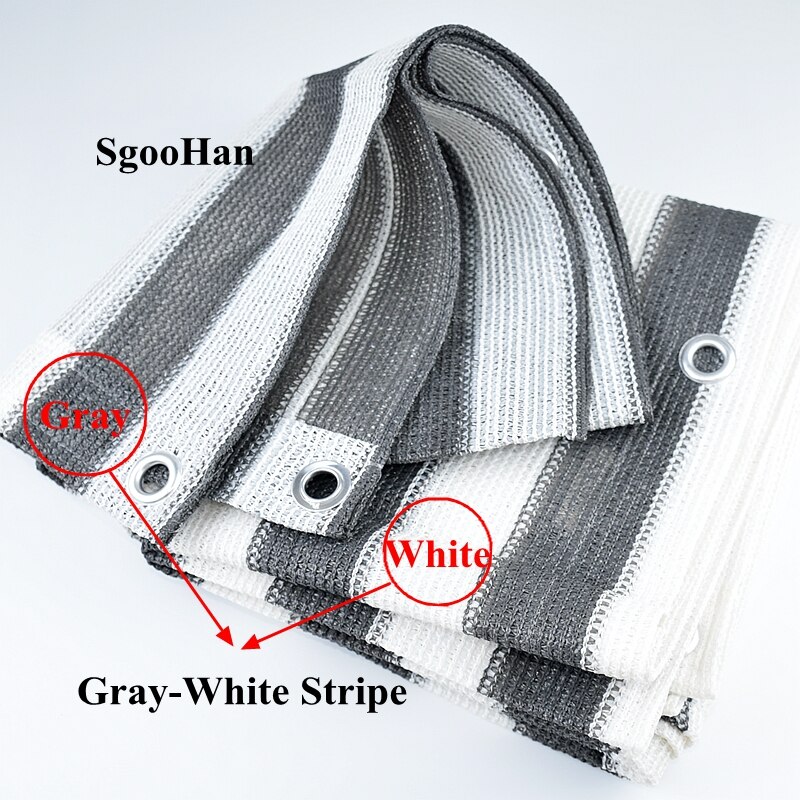 Gray-White Sun Shading Net Garden Succulent Plant Sunblock Anti-UV HDPE Sunshade Net Swimming Pool Cover Sun Shade Net Cloth