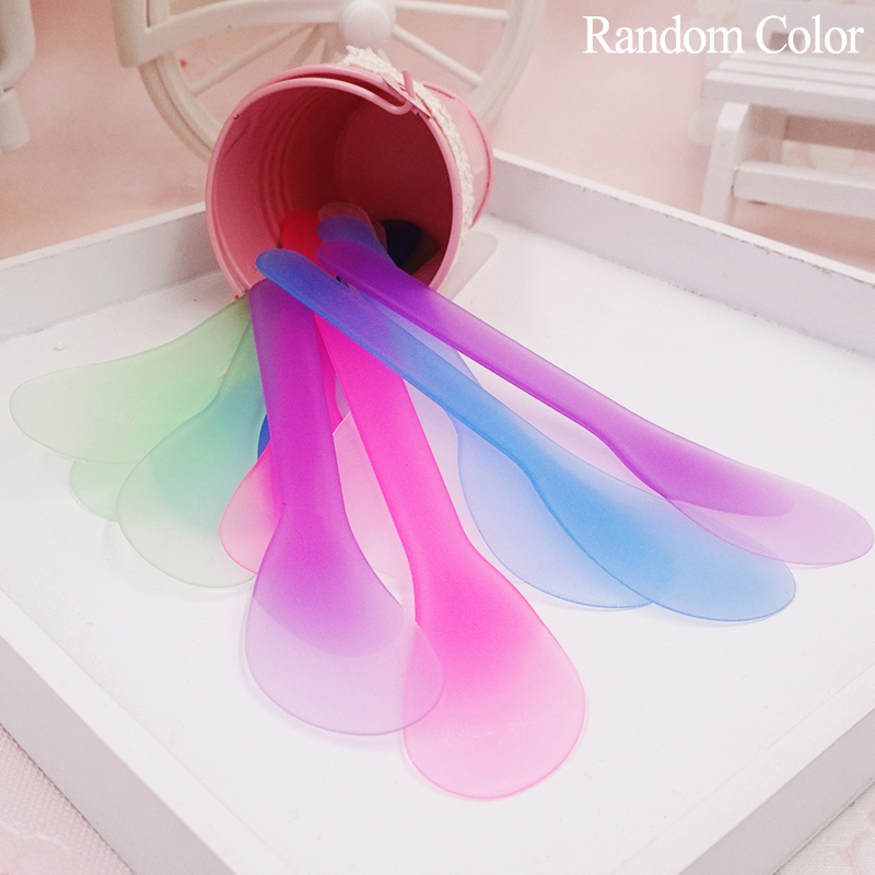 10pcsFacial Mask Spoon Stick Set Kit DIY Face Mask Spoon Beauty Makeup Sticks Mud Mixing Tools White Pink Retail TSLM1: Default Title