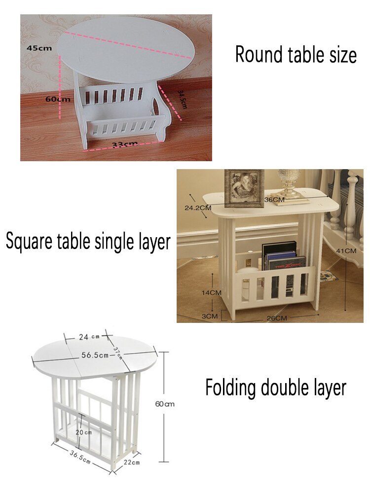 coffeeTable sofa side cabinet single corner table living room furniture modern Nordic simple computer magazine small side tables