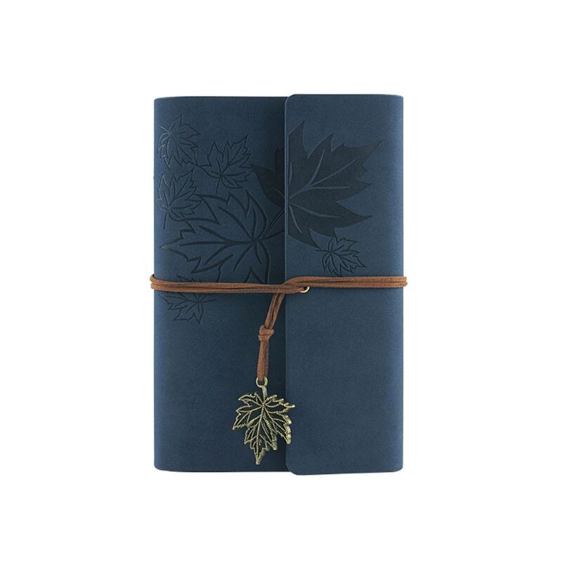 Leather Writing Journal Notebook, Classic Spiral Bound Notebook Refillable Diary