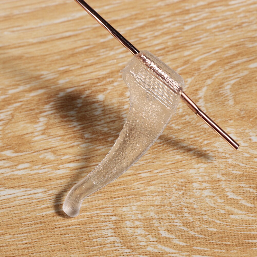 10 Pairs Unisex Transparent Anti Slip Glasses Ear Hooks Silicone Eyeglasses Grip Tip Holder Eye Glasses Eyeswear Accessories