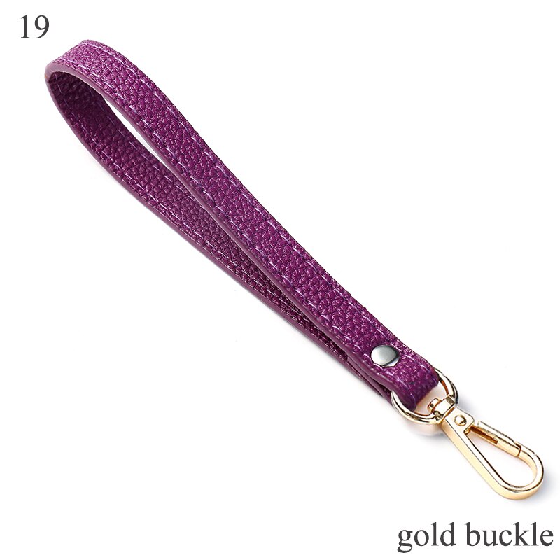 Alle-Match Clutch Bag Strap Portemonnee Riem Vrouwen Pols Zak Riem Effen Kleur Vrouwen Eenvoudige Handvat Purse Bag Riem vervanging: 19