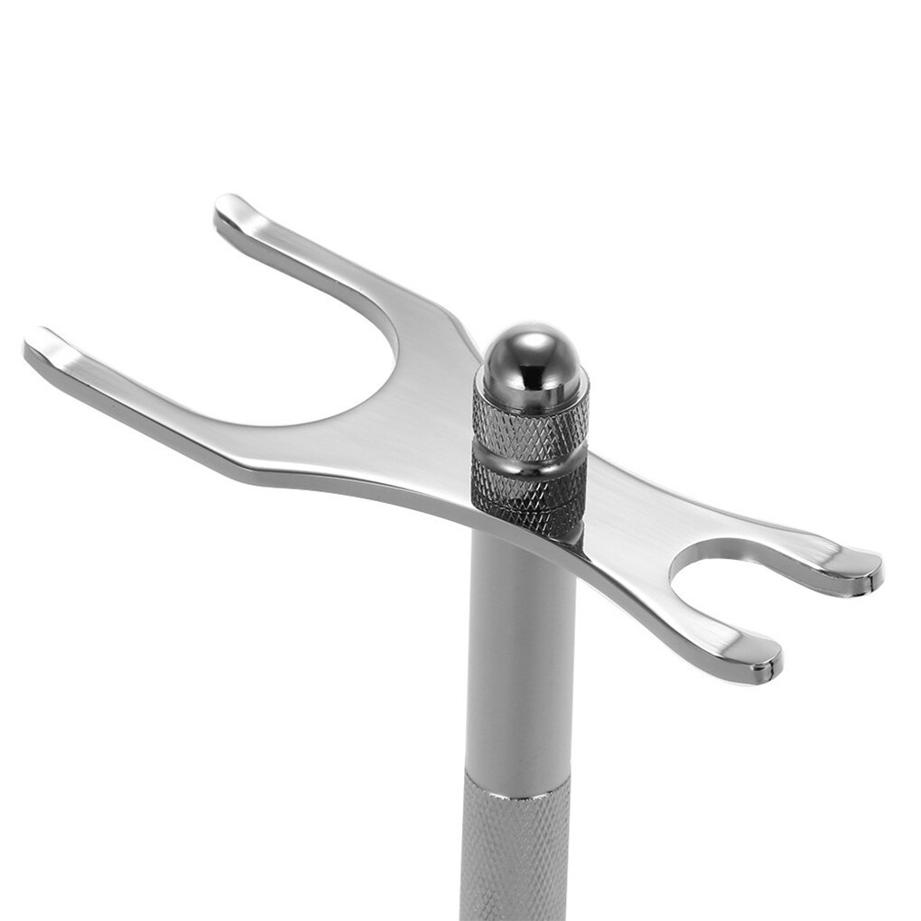 Männer Razor Halter Männlichen Rasierpinsel Zink-legierung Stand Razor Rack Desktop Halterung Rasieren Kompakte, Leichte Bad Zubehör